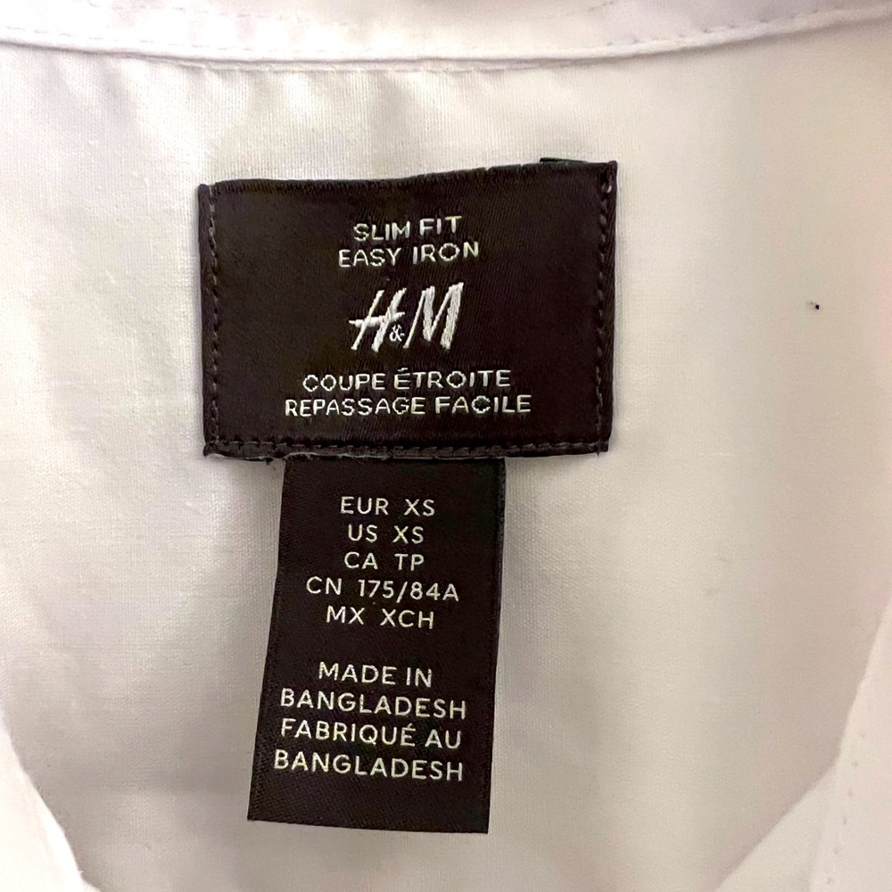 Mens XS slim Fit button down shirt